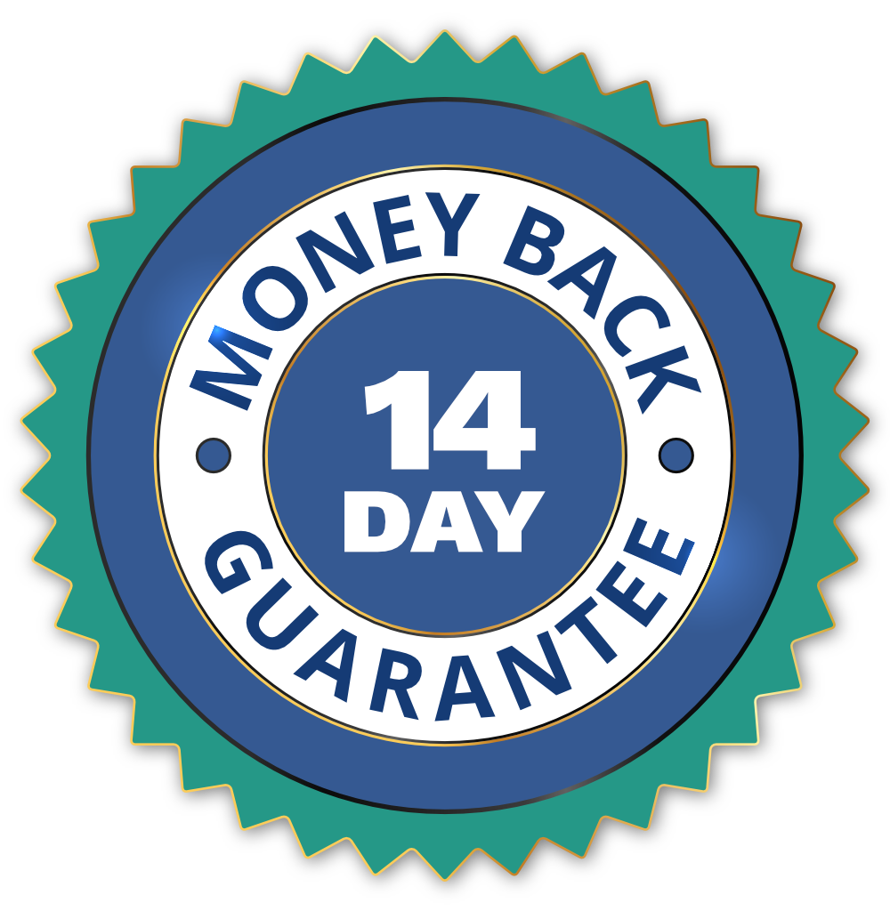 14-day guarantee stamp